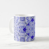 Keramik Lace Blue of Greece Kaffeetasse (Vorderseite Links)