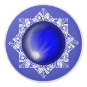 Keramik lace Blue of Greece Keramikknauf (Vorderseite)