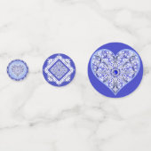 Keramik Lace Blue of Greece Konfetti (Rückseiten)