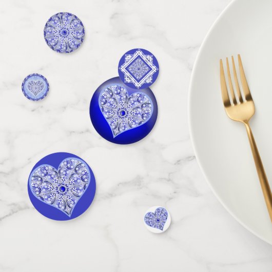 Keramik Lace Blue of Greece Konfetti (Gruppe)