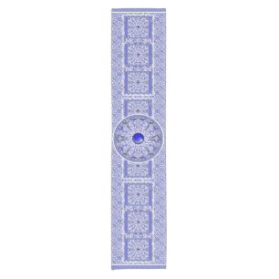 Keramik Lace Blue of Greece Kurzer Tischläufer
