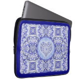 Keramik lace Blue of Greece Laptopschutzhülle (Vorne Rechts)