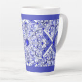 Keramik lace Blue of Greece Milchtasse (Rechte Ecke)