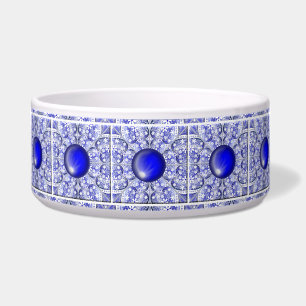 Keramik Lace Blue of Greece Napf