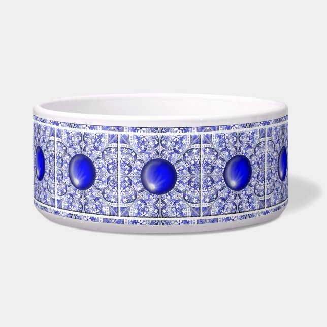 Keramik Lace Blue of Greece Napf (Vorderseite)