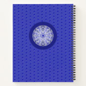 Keramik Lace Blue of Greece Notizblock (Rückseite)
