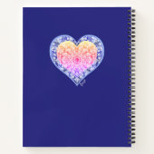 Keramik lace Blue of Greece Notizblock (Rückseite)