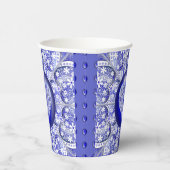 Keramik Lace Blue of Greece Pappbecher (Rechts)