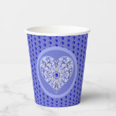 Keramik Lace Blue of Greece Pappbecher (Vorderseite)