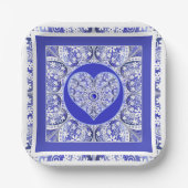 Keramik Lace Blue of Greece Pappteller (Vorderseite)