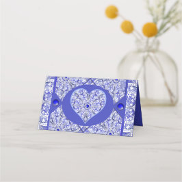 Keramik Lace Blue of Greece Platzkarte