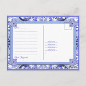 Keramik Lace Blue of Greece Postkarte (Rückseite)