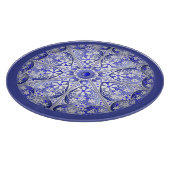 Keramik Lace Blue of Greece Schneidebrett (Ecke)