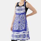 Keramik Lace Blue of Greece Schürze (InSitu)