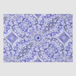 Keramik lace Blue of Greece Seidenpapier