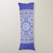 Keramik Lace Blue of Greece Seitenschläferkissen (Vorderseite Vertikal)