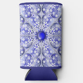 Keramik lace Blue of Greece Selters Dosenkühler (Vorderseite)