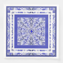 Keramik Lace Blue of Greece Serviette