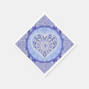 Keramik Lace Blue of Greece Serviette