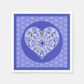 Keramik Lace Blue of Greece Serviette (Vorderseite)