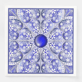 Keramik Lace Blue of Greece Serviette