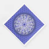 Keramik Lace Blue of Greece Serviette (Ecke)