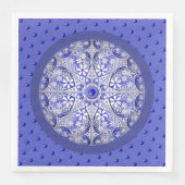 Keramik Lace Blue of Greece Serviette (Vorderseite)