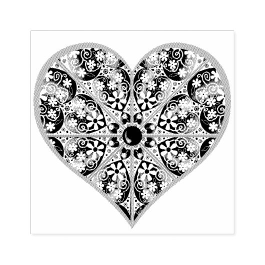 Keramik Lace Blue of Greece & Snowflake Gummistempel (Prägung)