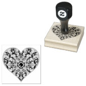 Keramik Lace Blue of Greece & Snowflake Gummistempel (Stempel)