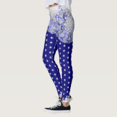 Keramik Lace Blue of Greece & Snowflake Leggings (Links)