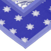 Keramik Lace Blue of Greece & Snowflake Tischdecke (Schrägansicht)