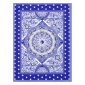 Keramik Lace Blue of Greece & Snowflake Tischdecke (Vorderseite)