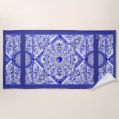 Keramik lace Blue of Greece Strandtuch (Vorderseite)
