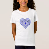 Keramik lace Blue of Greece T-Shirt (Vorderseite)