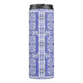 Keramik lace Blue of Greece Thermosbecher (Rückseite)