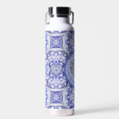 Keramik lace Blue of Greece Trinkflasche (Vorne)