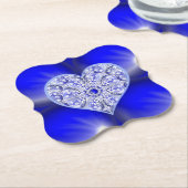 Keramik Lace Blue of Greece Untersetzer (angewinkelt)