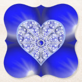 Keramik Lace Blue of Greece Untersetzer (Vorderseite)