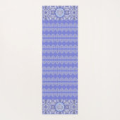 Keramik lace Blue of Greece Yogamatte (Rückseite)