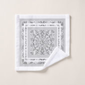 Keramik Lace Gray Badhandtuch Set (Waschlappen)