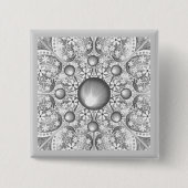 Keramik Lace Gray Button (Vorderseite)