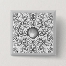 Keramik Lace Gray Button