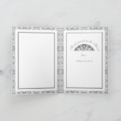 Keramik Lace Gray Dankeskarte (Innenseite)