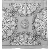 Keramik Lace Gray Duschvorhang (Vorderseite)
