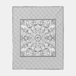 Keramik Lace Gray Fleecedecke