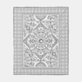 Keramik Lace Gray Fleecedecke