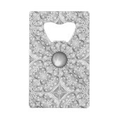 Keramik Lace Gray Geldbeutel Flaschenöffner (Rückseite)