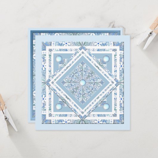 Keramik Lace Karte (Vorderseite/Rückseite Beispiel)