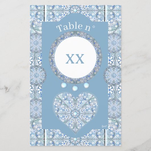 Keramik Lace Light Blue (Rückseite)