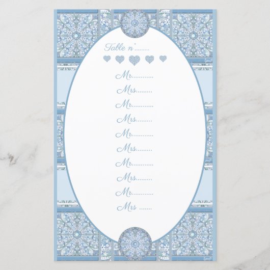 Keramik Lace Light Blue (Vorderseite)